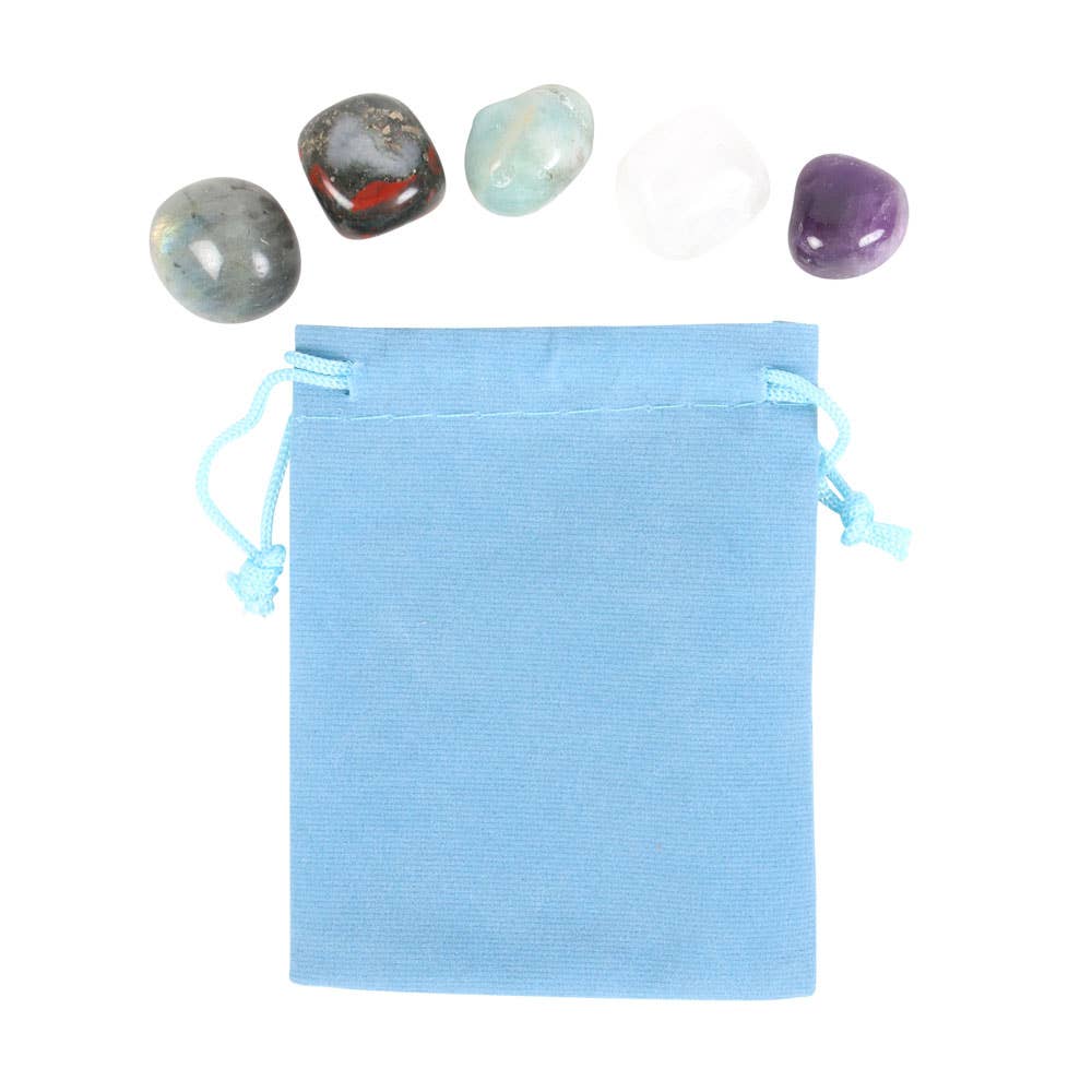 Pisces Zodiac Crystal Tumblestone Set