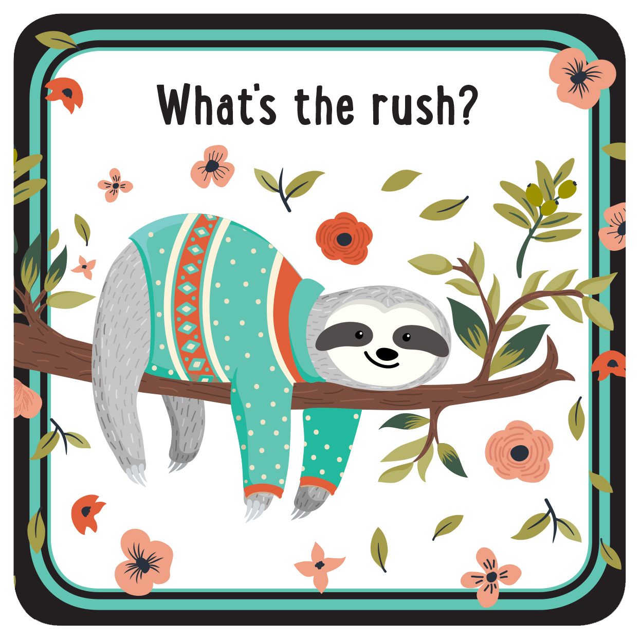 Sloth Coaster Set