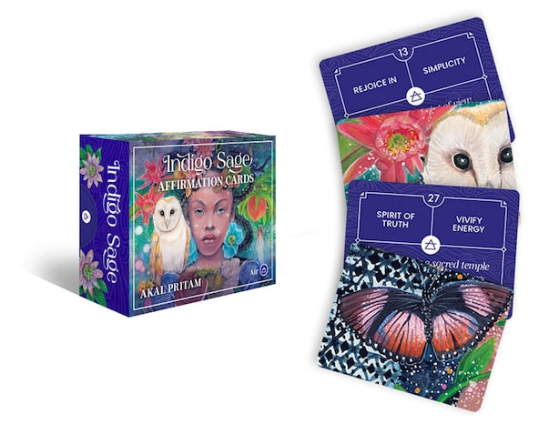 Indigo Sage Affirmation Cards