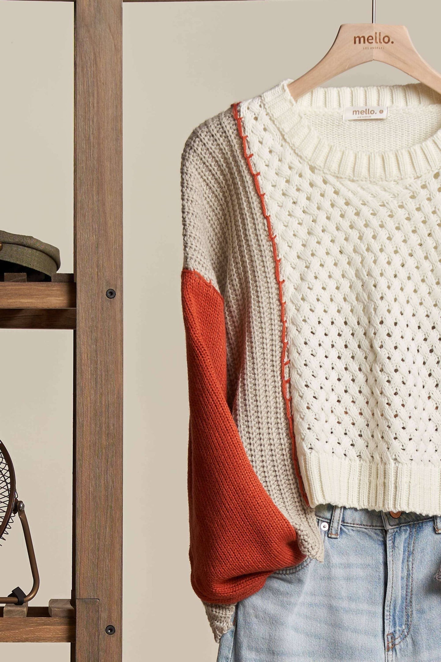 Crochet Patch Sweater