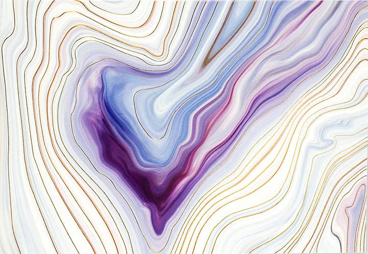 Blue Agate Note Cards