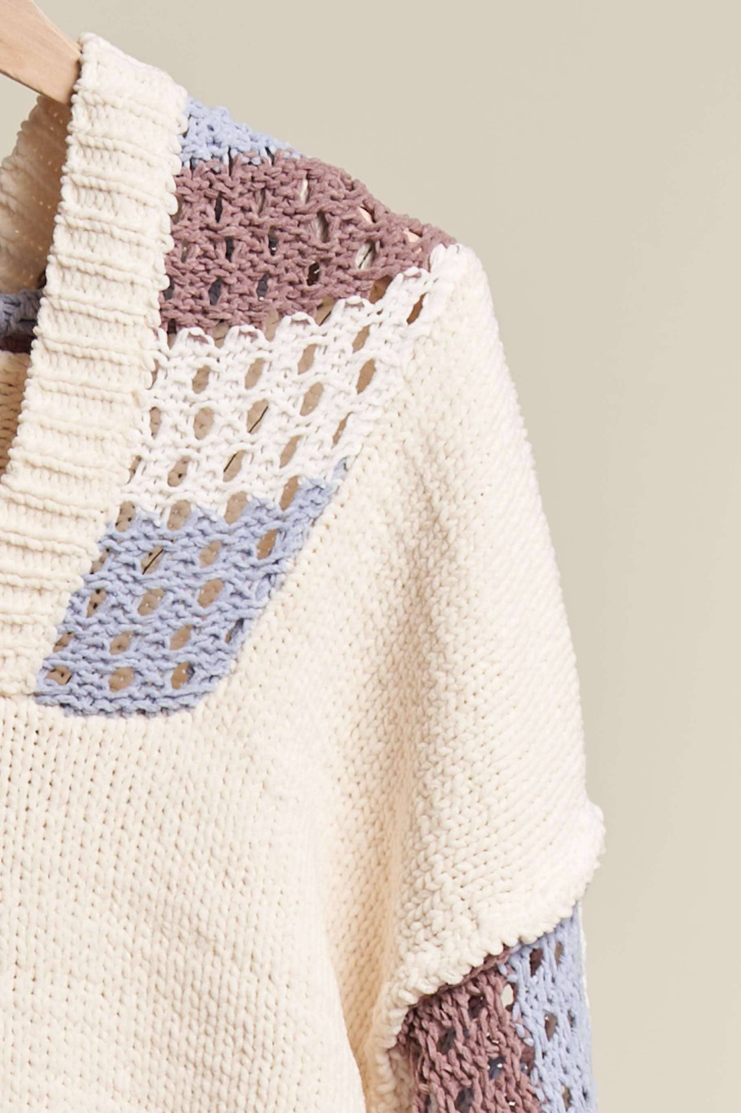 Crochet Hooded Sweater