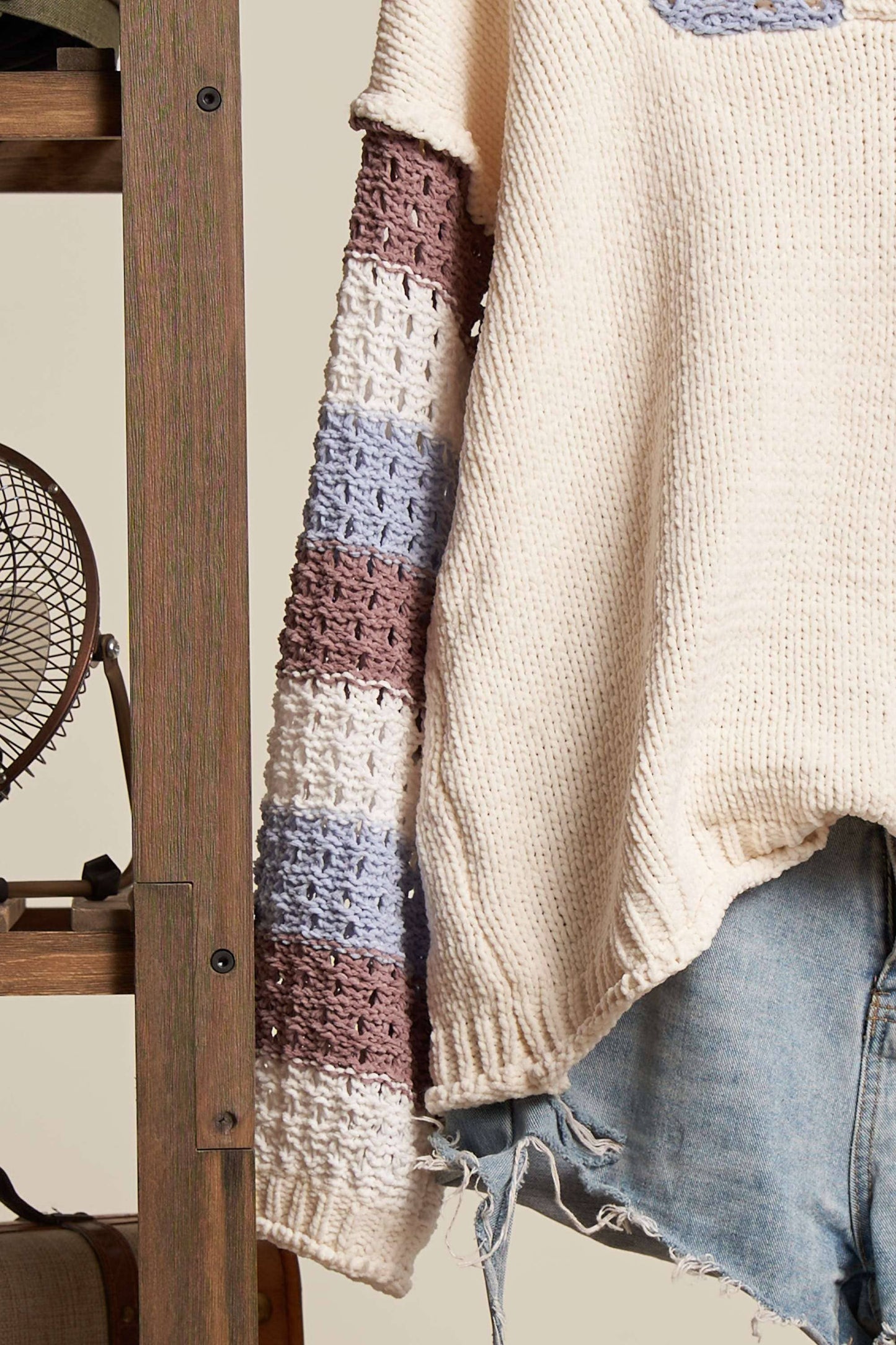 Crochet Hooded Sweater