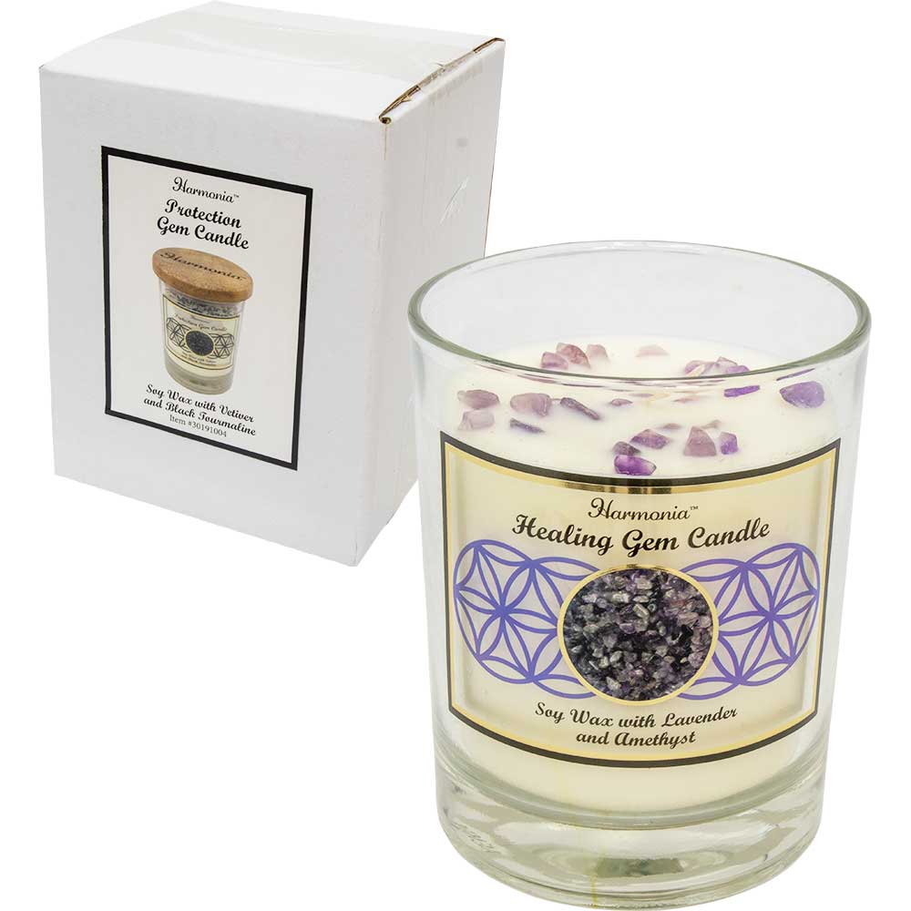 Amethyst Healing Soy Candle