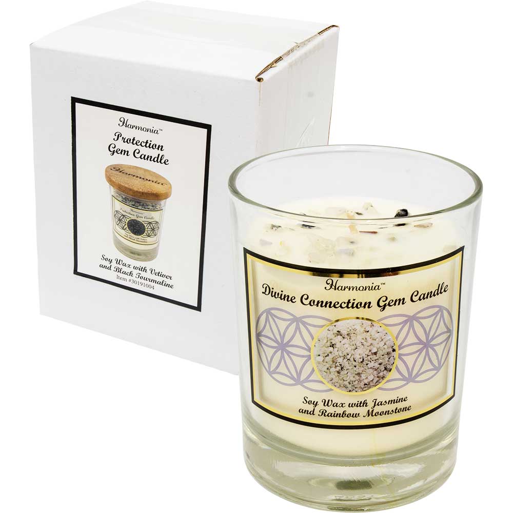 Rainbow Moonstone Divine Communication Soy Candle