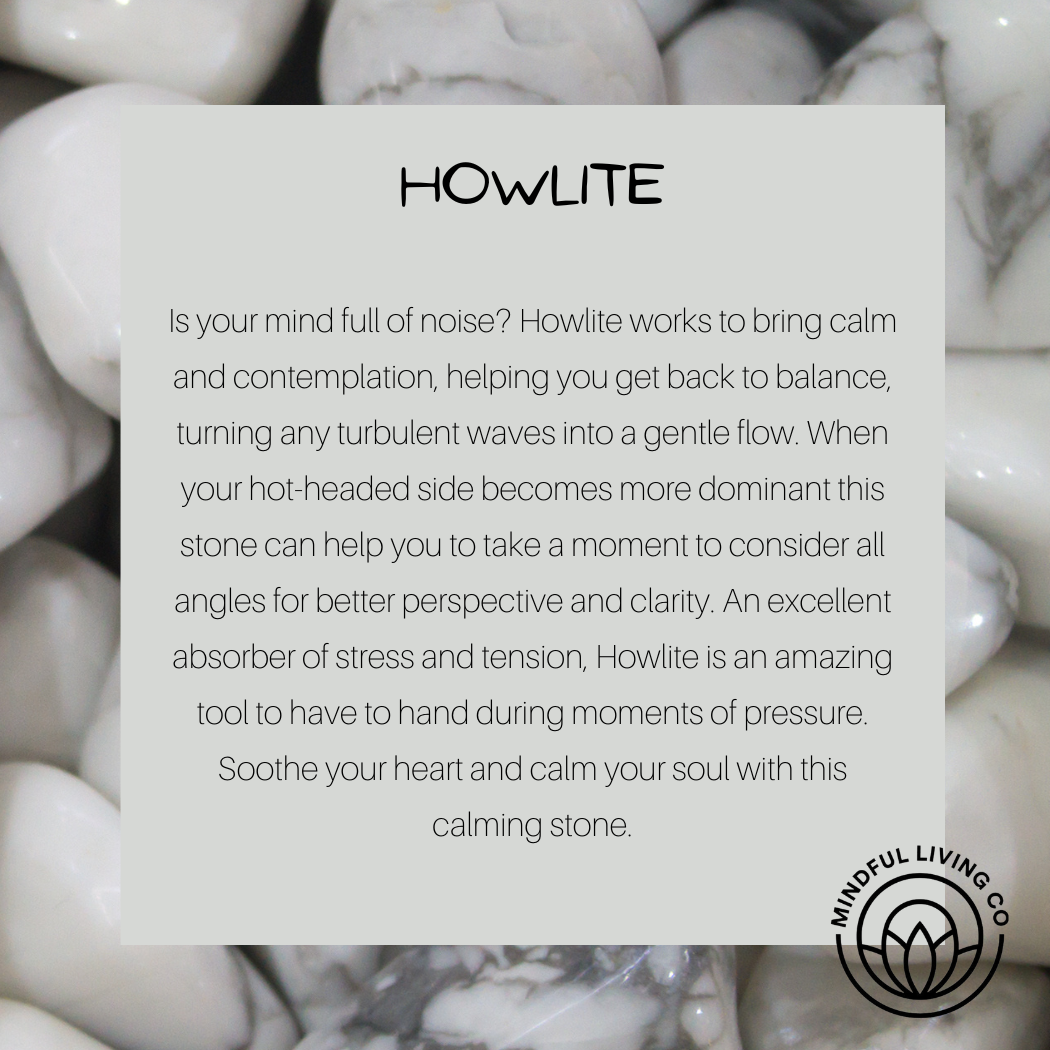 Calm and Back to Balance with Howlite Wand