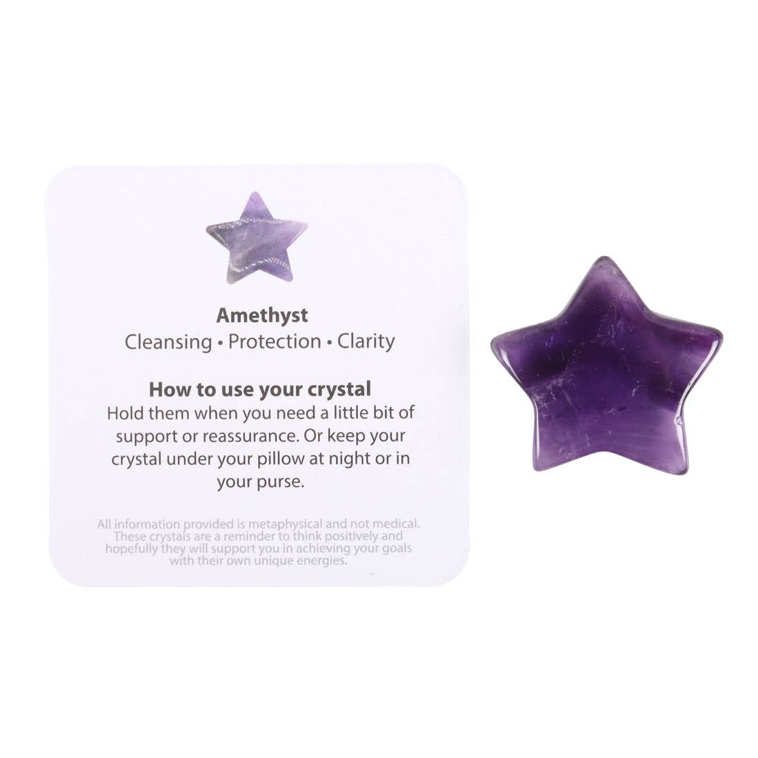 Amethyst Lucky Crystal Star