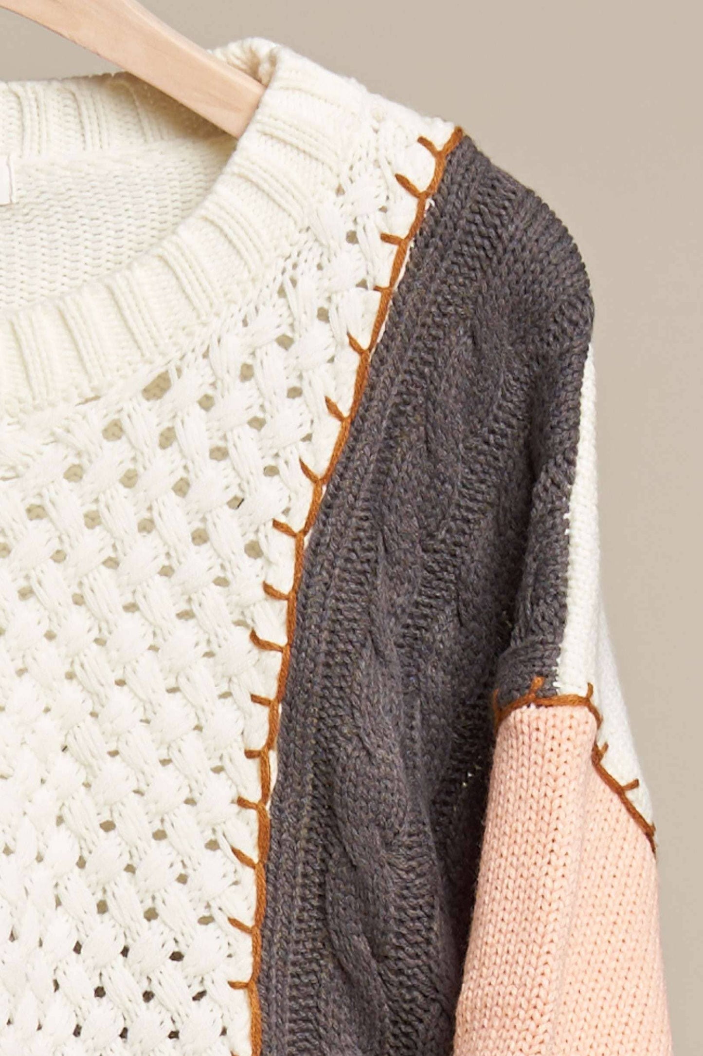 Crochet Patch Sweater