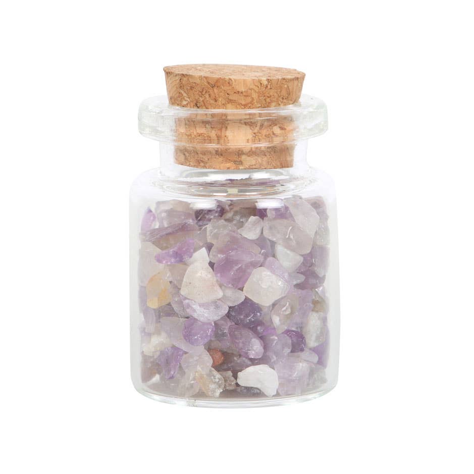 Amethyst Calm Jar of Crystals