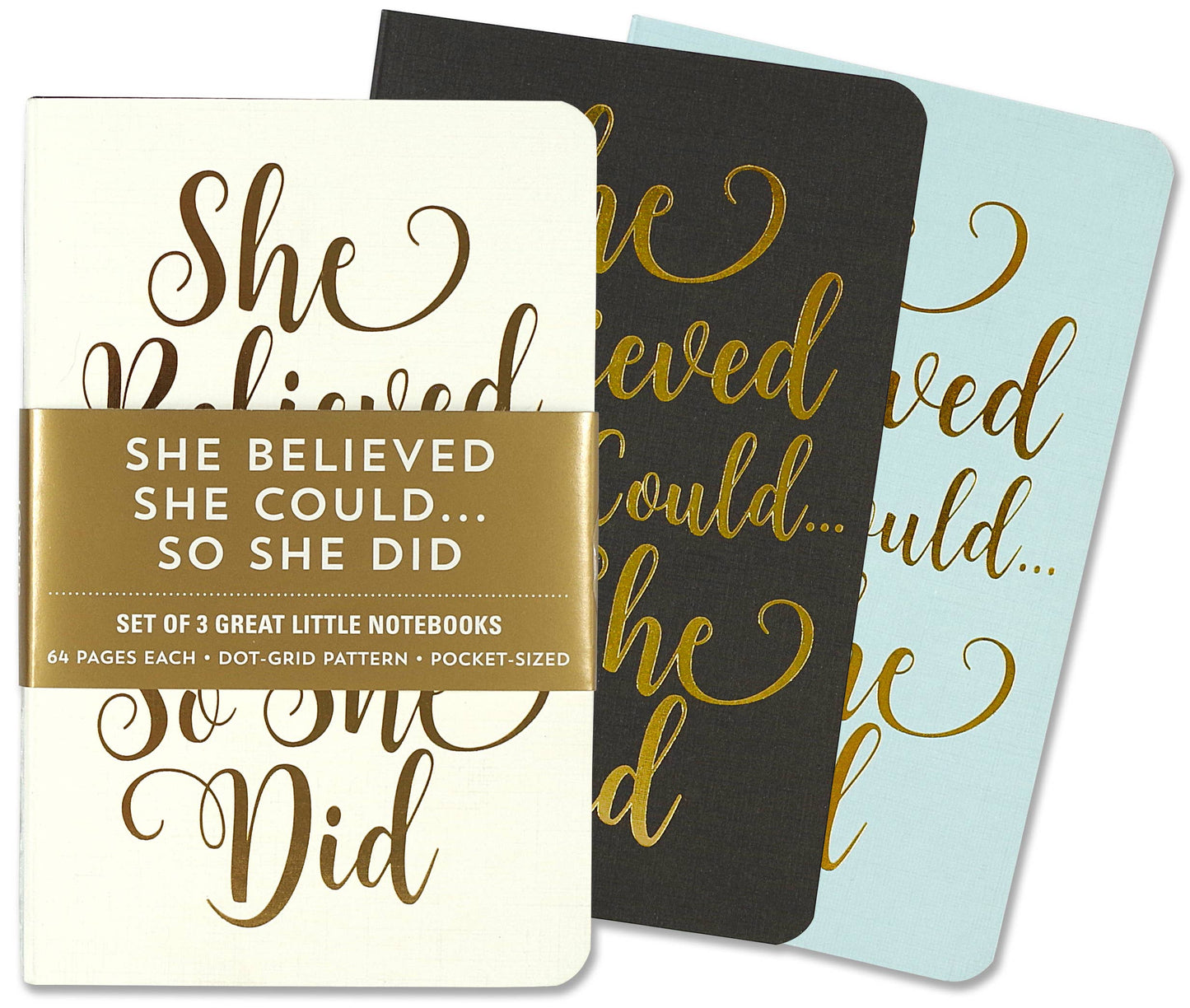 Jotter Mini Notebooks: She Believed She Could