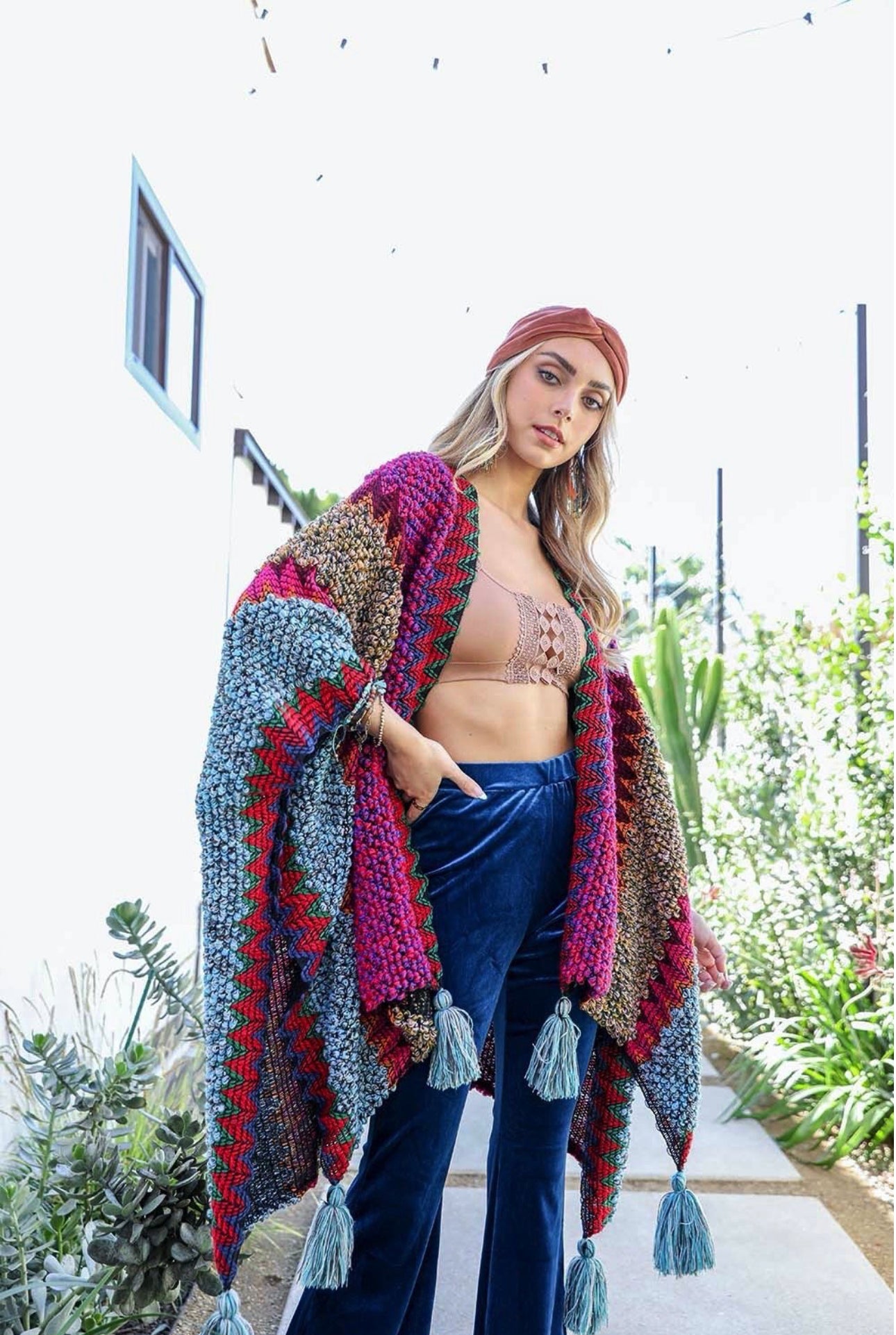 Colorful Cozy Crochet Wrap