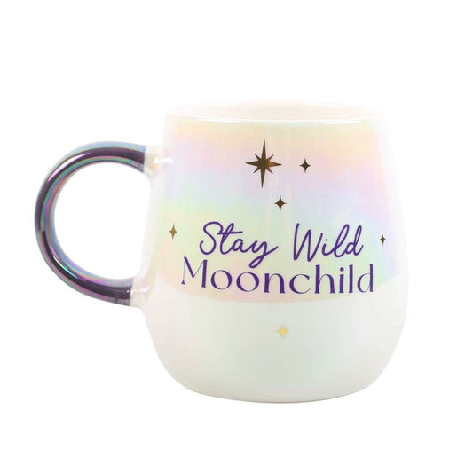 Stay Wild Moon Child Iridescent Celestial Mug