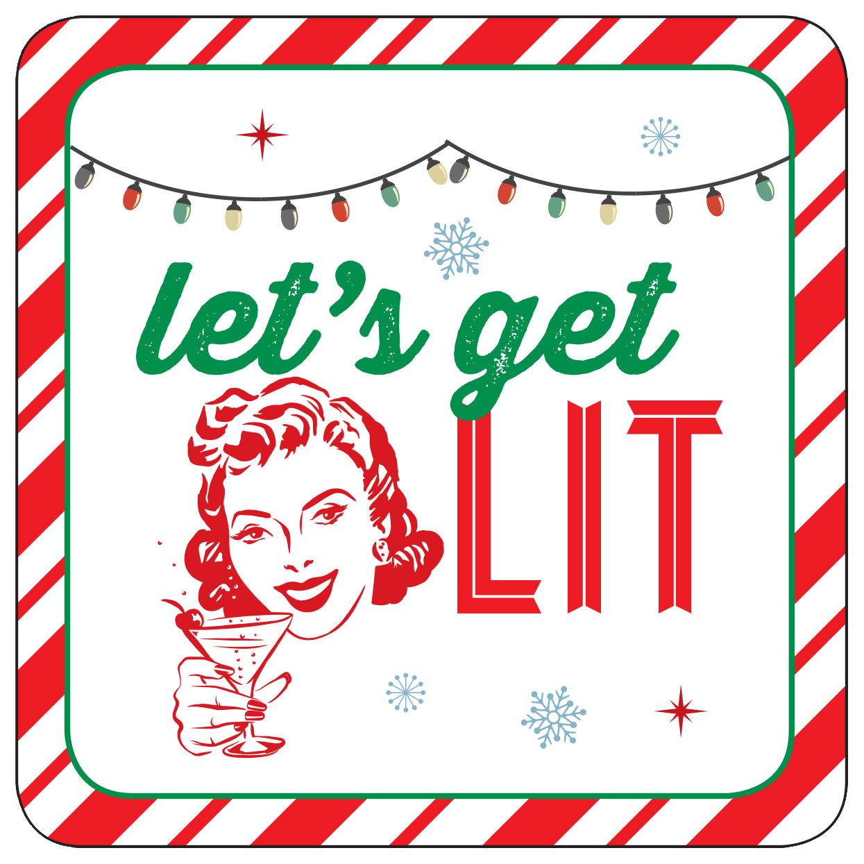 Holiday Coaster Set