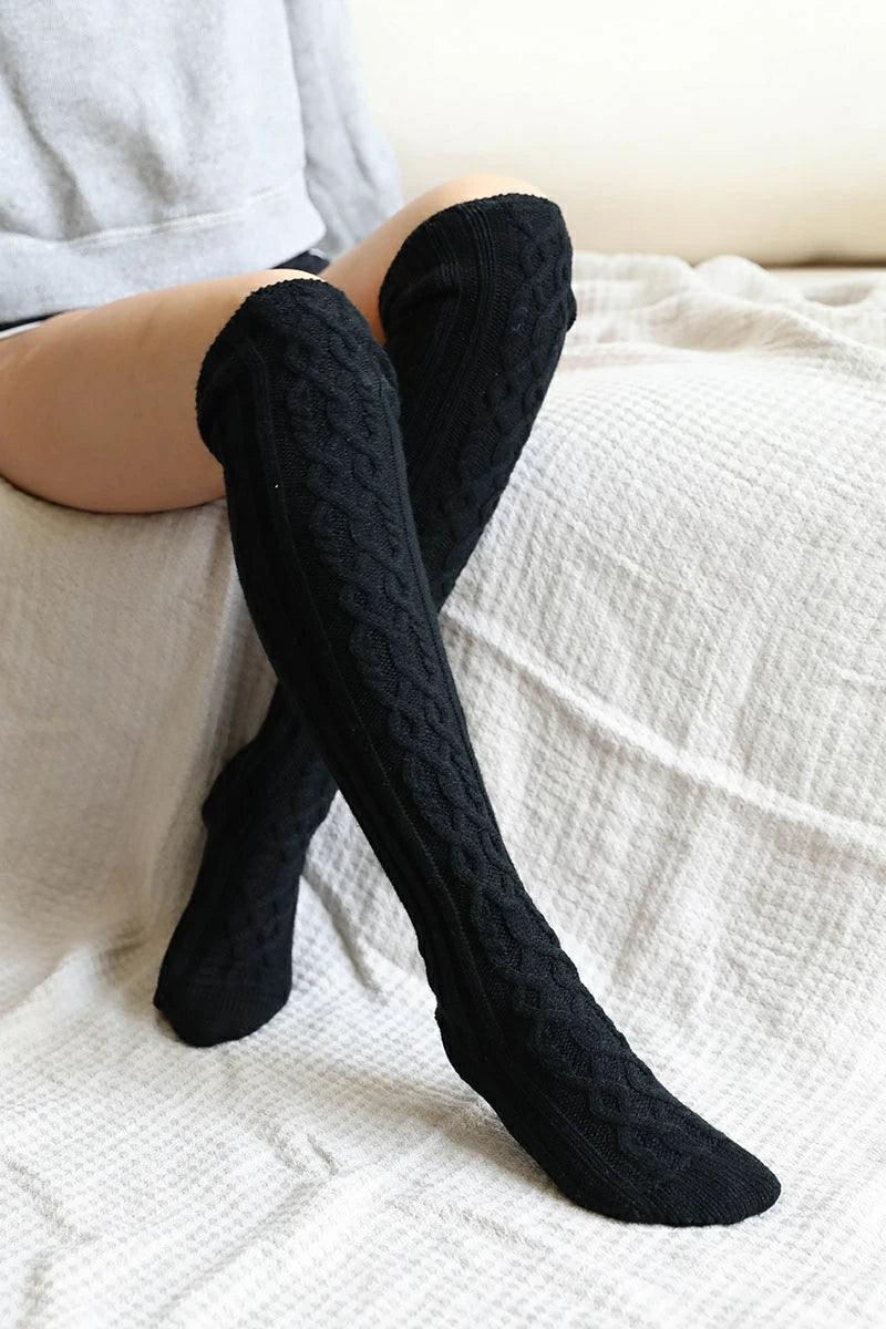 Cable Knit Socks