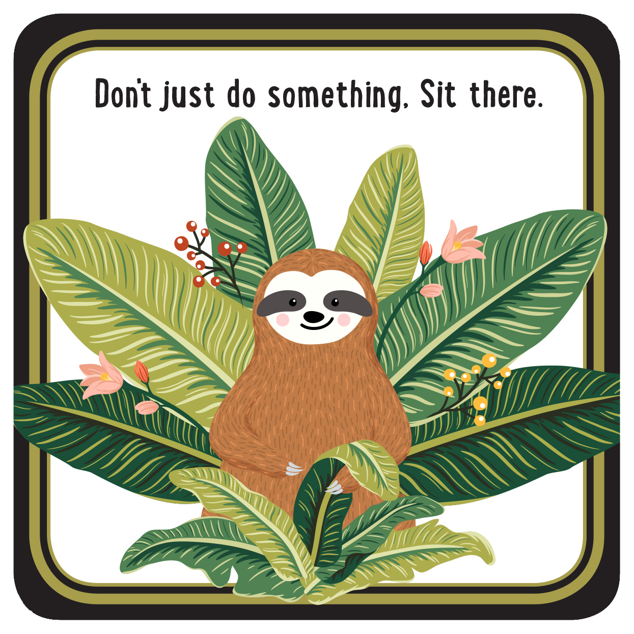Sloth Coaster Set