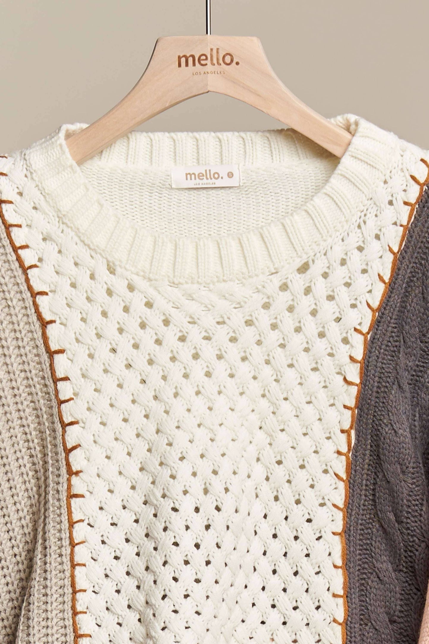 Crochet Patch Sweater