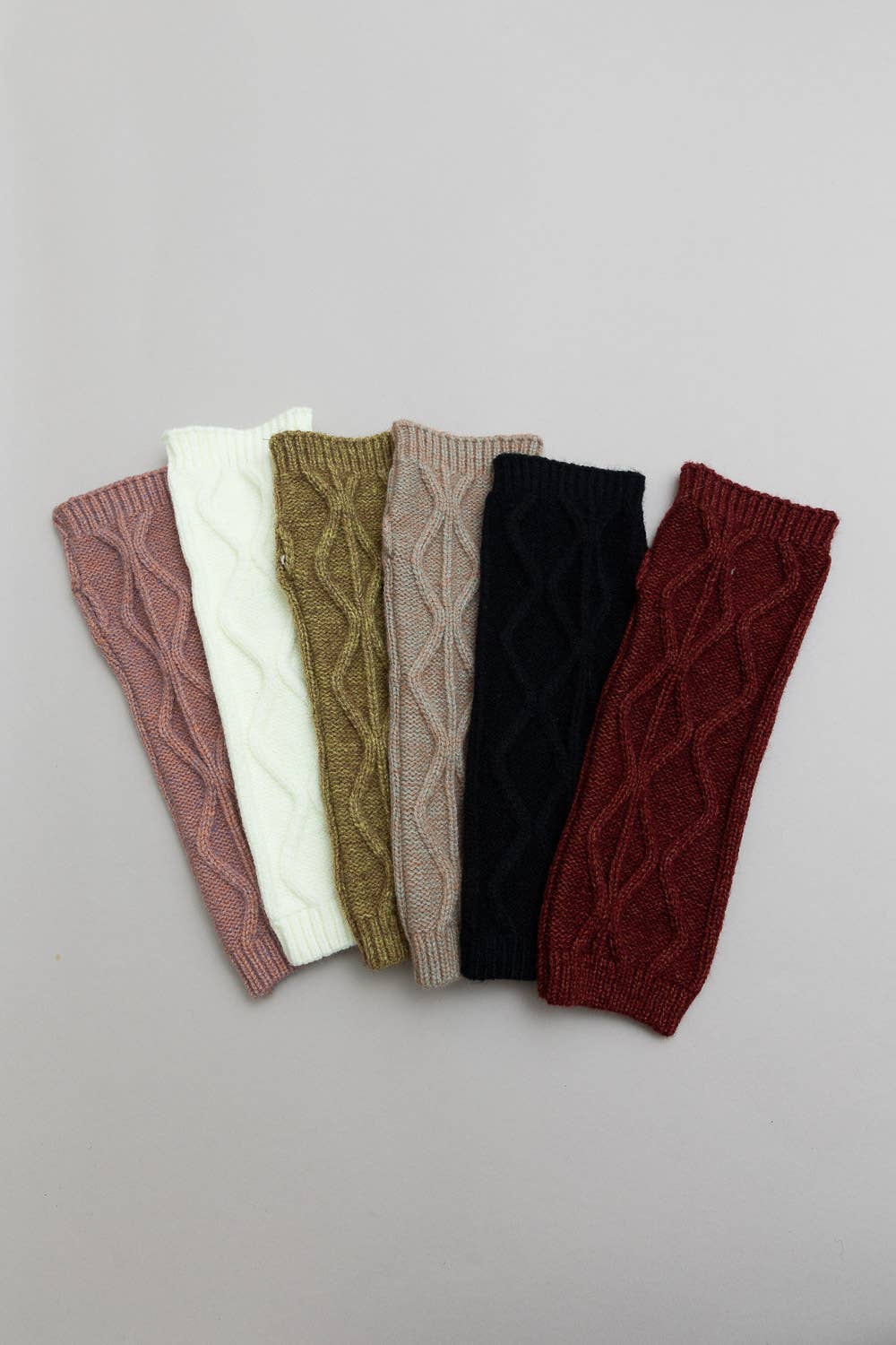 Soft Knitted Arm Warmer: Black