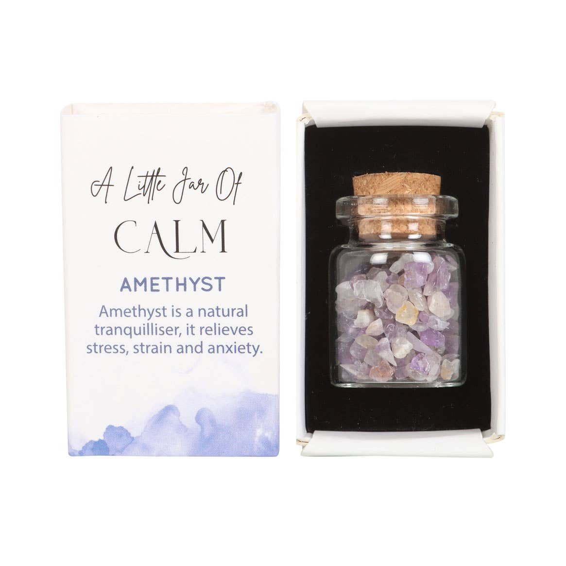 Amethyst Calm Jar of Crystals
