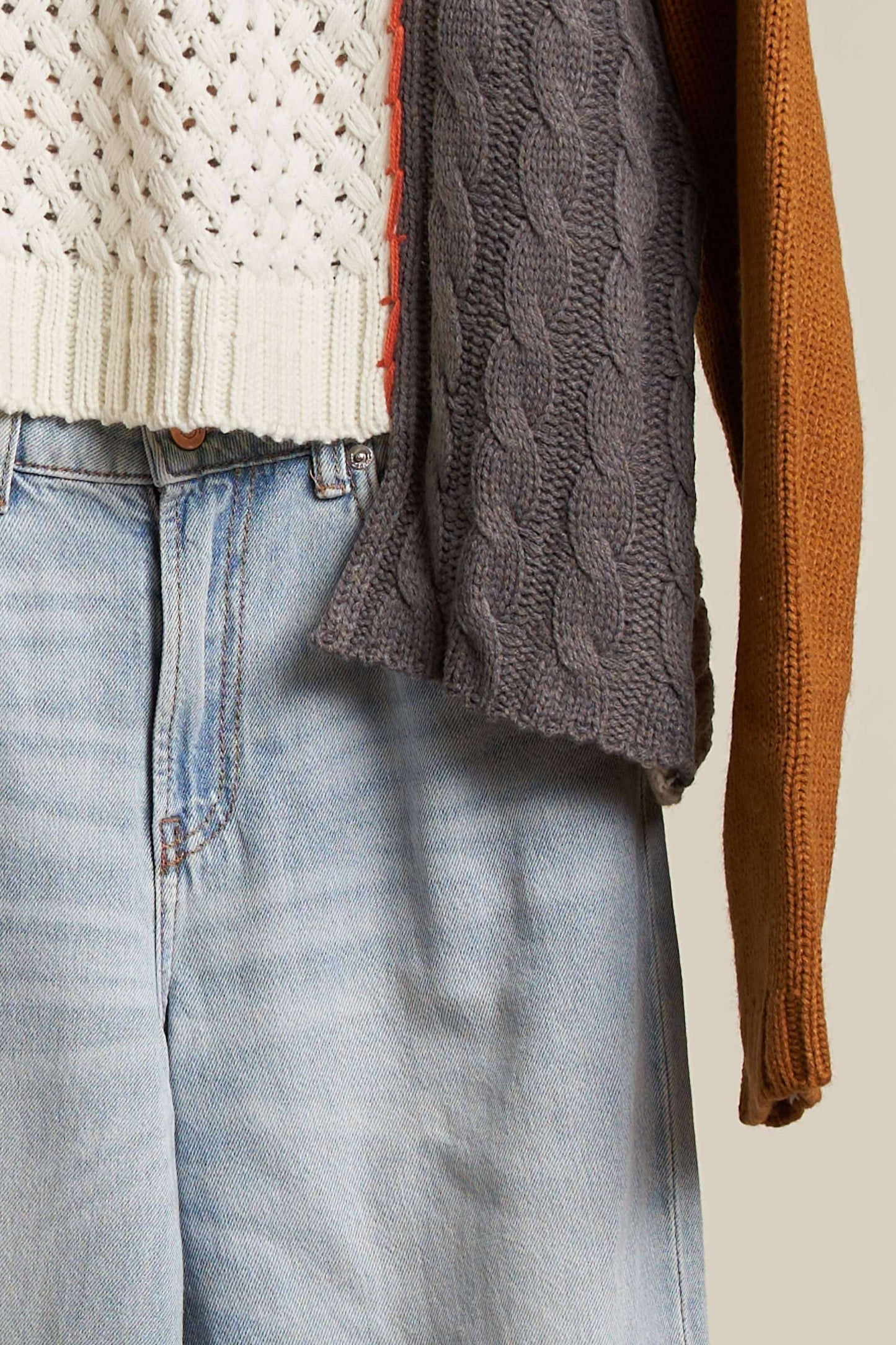 Crochet Patch Sweater