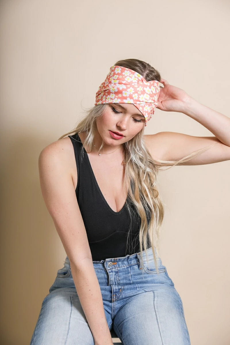 Floral Twist Headband