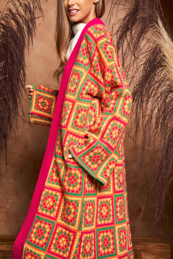 Granny Inspired Duster Sweater
