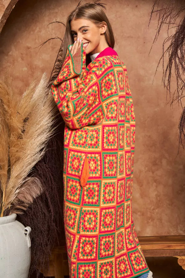 Granny Inspired Duster Sweater
