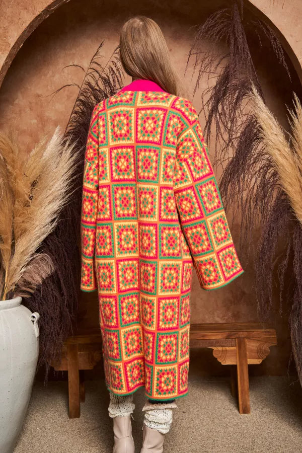Granny Inspired Duster Sweater