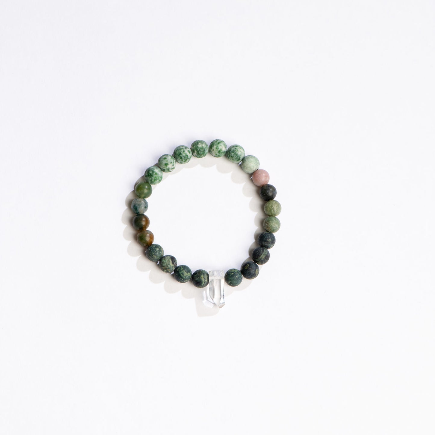 Ground + Protect Crystal Bead Bracelet