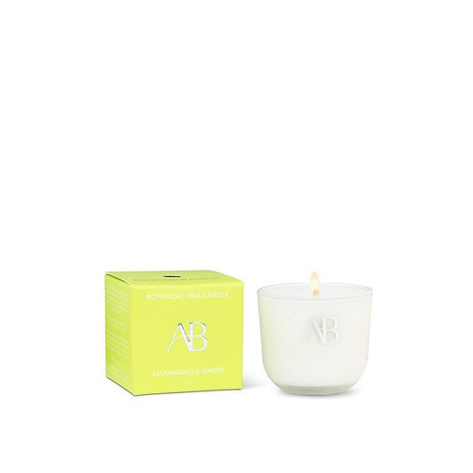 Mini Lemongrass Ginger Soy Wax Aromatherapy Candle