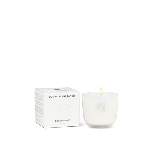 Mini Coconut Lime Soy Wax Aromatherapy Candle