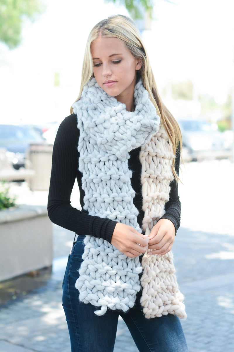 Knit Oversized Scarf