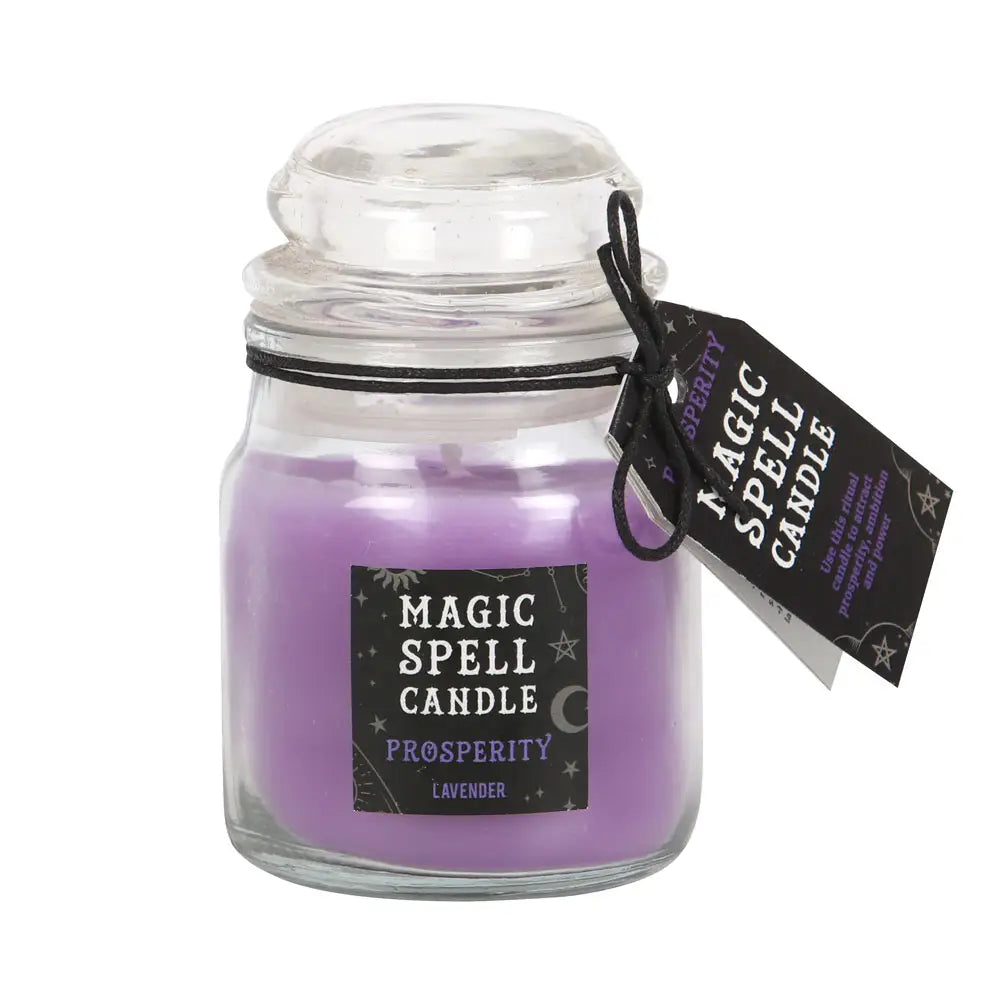 Lavender 'Prosperity' Magic Mini Candle Jar