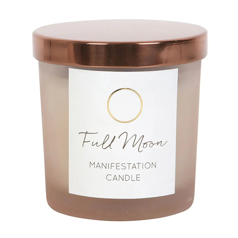 Full Moon Eucalyptus Candle with Tiger's Eye