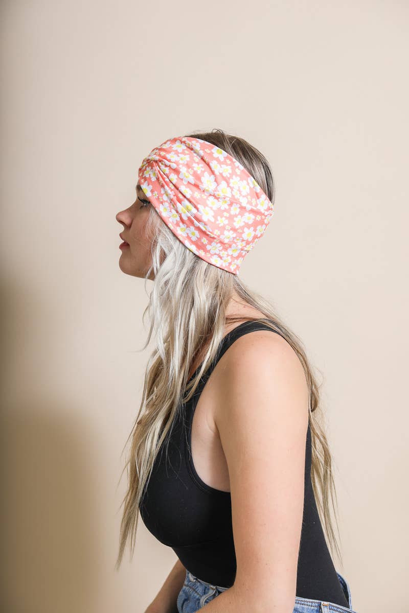 Floral Twist Headband
