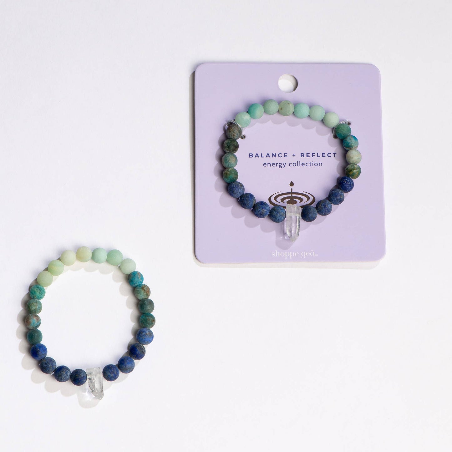 Balance + Reflect Crystal Bead Bracelet