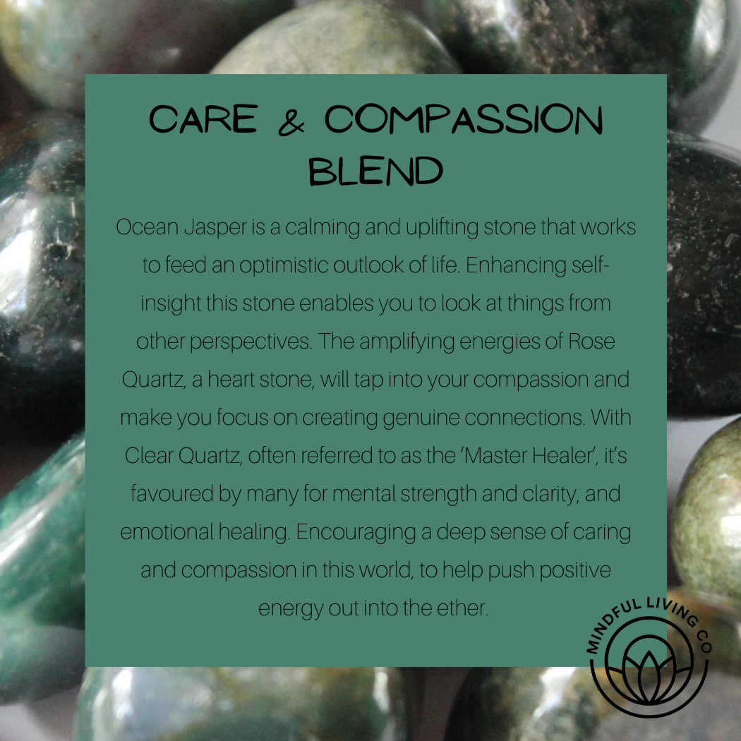 Care & Compassion Blend with Rose & Clear Quartz
