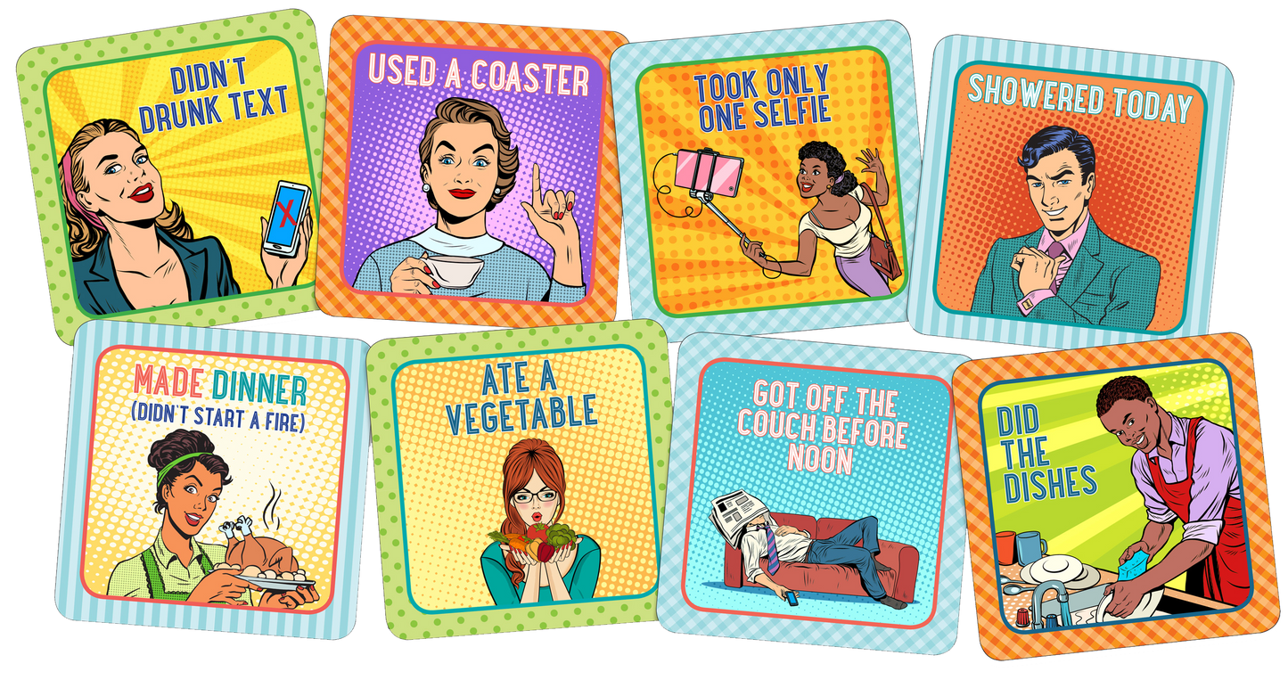 Adulting Coaster Set