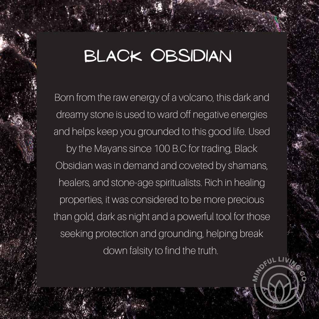 Ward Off Negativity with Black Obsidian