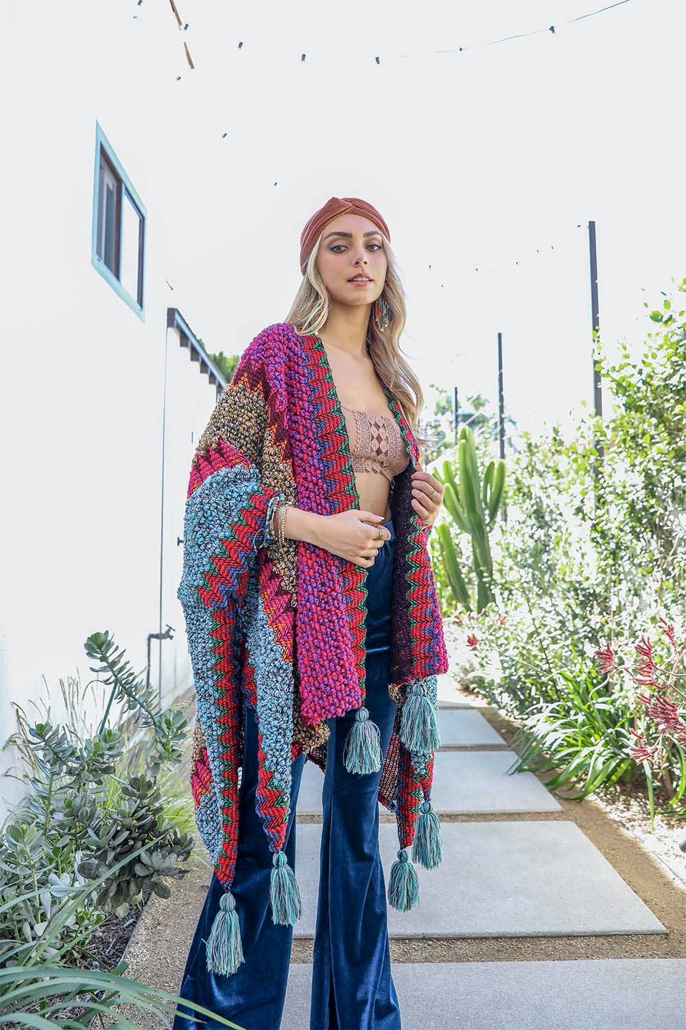 Colorful Cozy Crochet Wrap