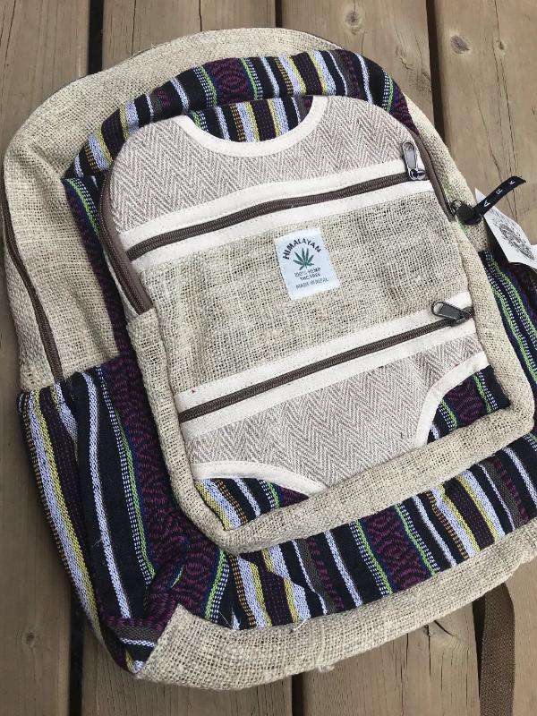 Fair Trade Hemp Knapsack-Daylyn
