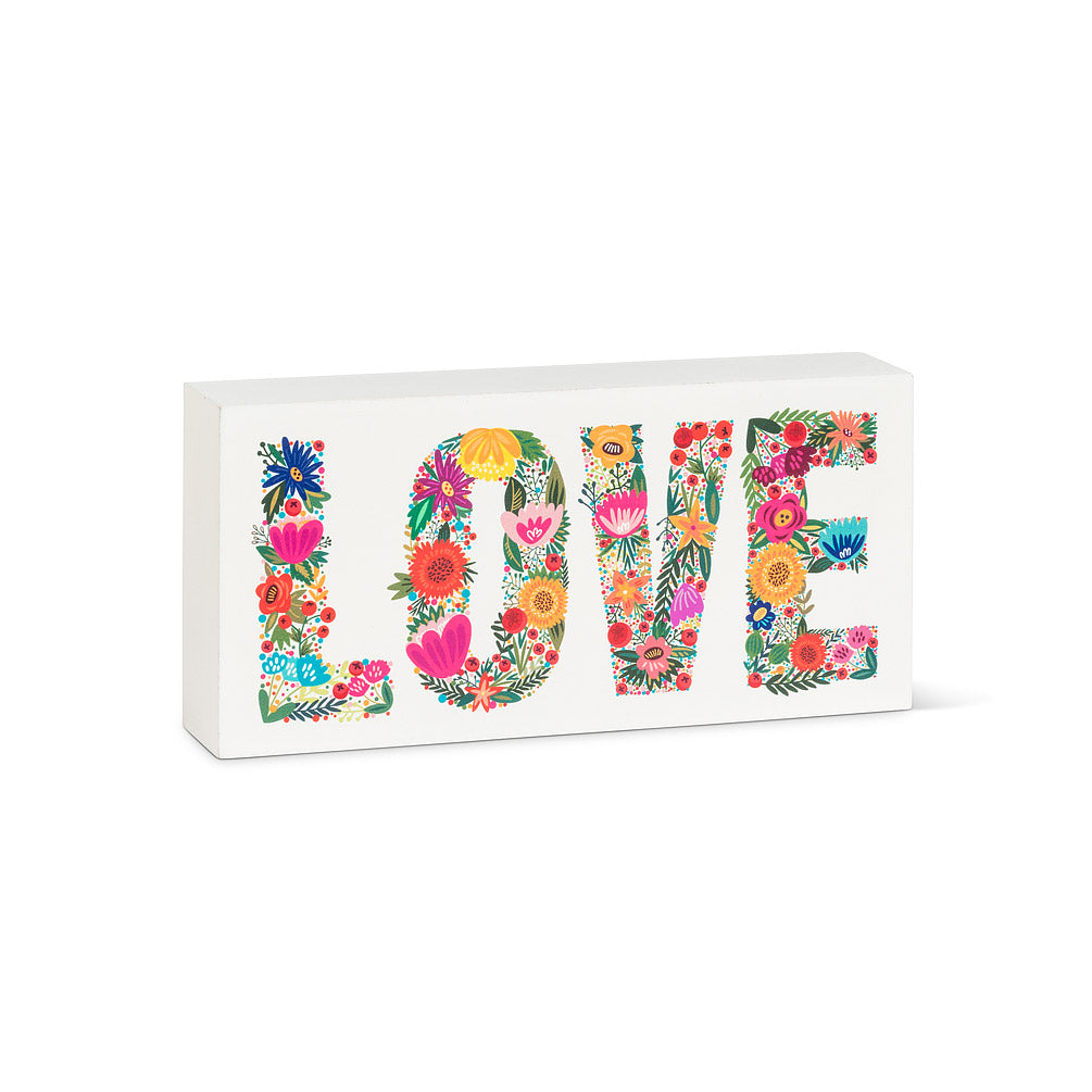 Floral Love Block