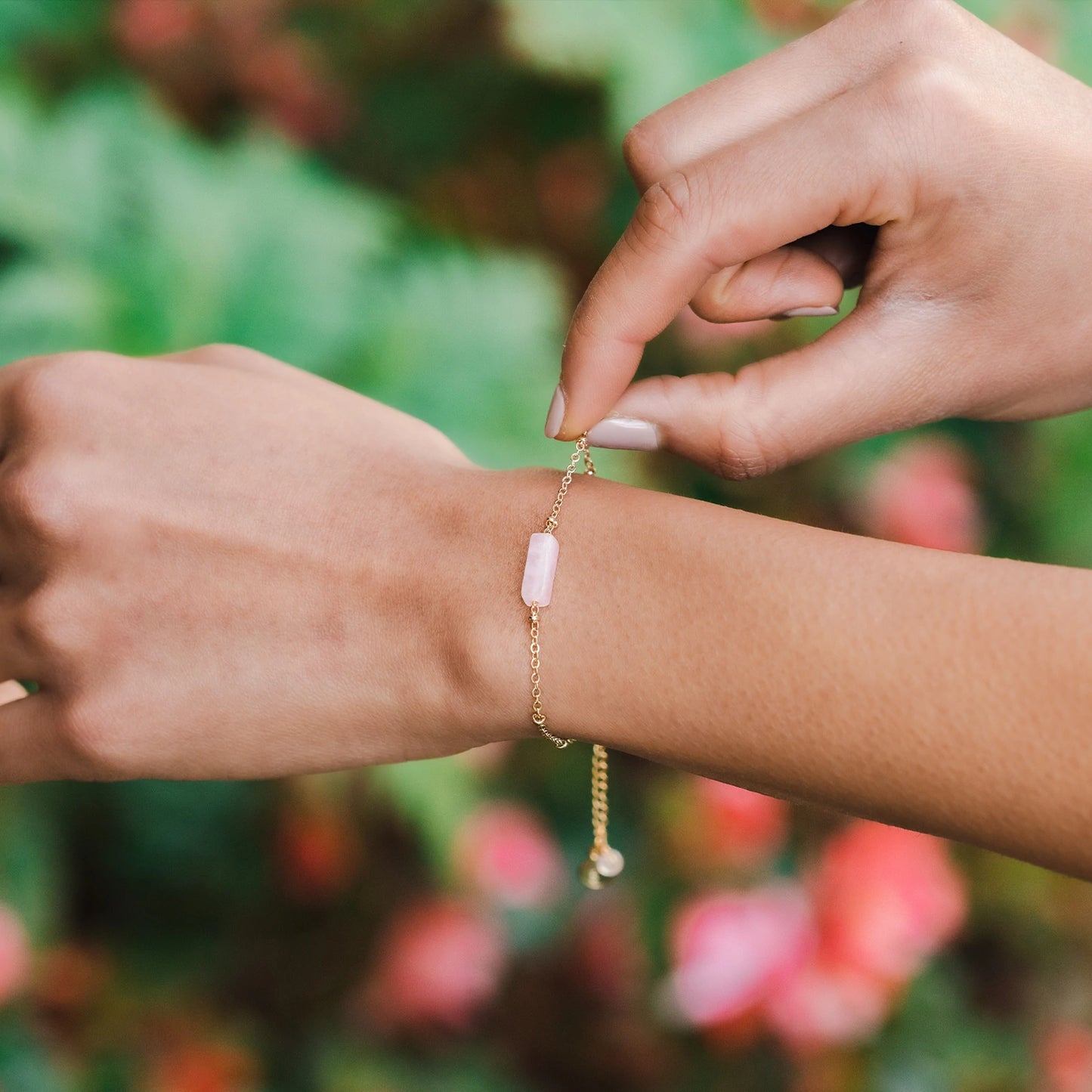 Rose Quartz Stone of The Earth Bracelet