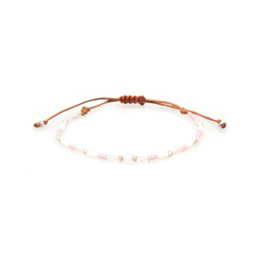 Rose Quarz Goddess Bracelet