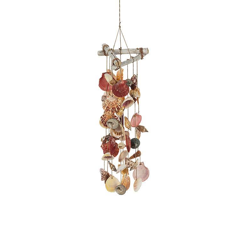Multi Colour Triangel Shell Chime