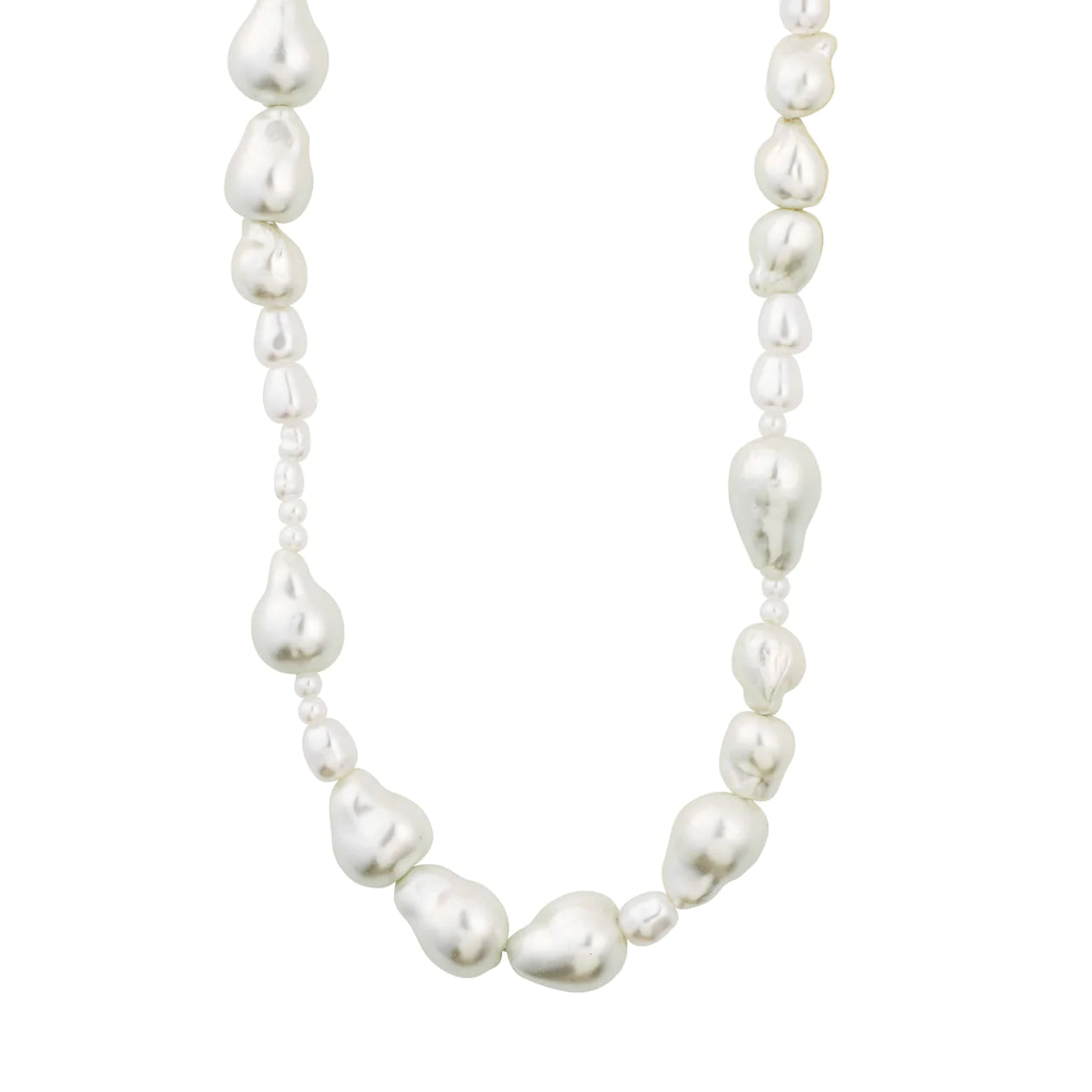Willpower Pearl Necklace-Silver