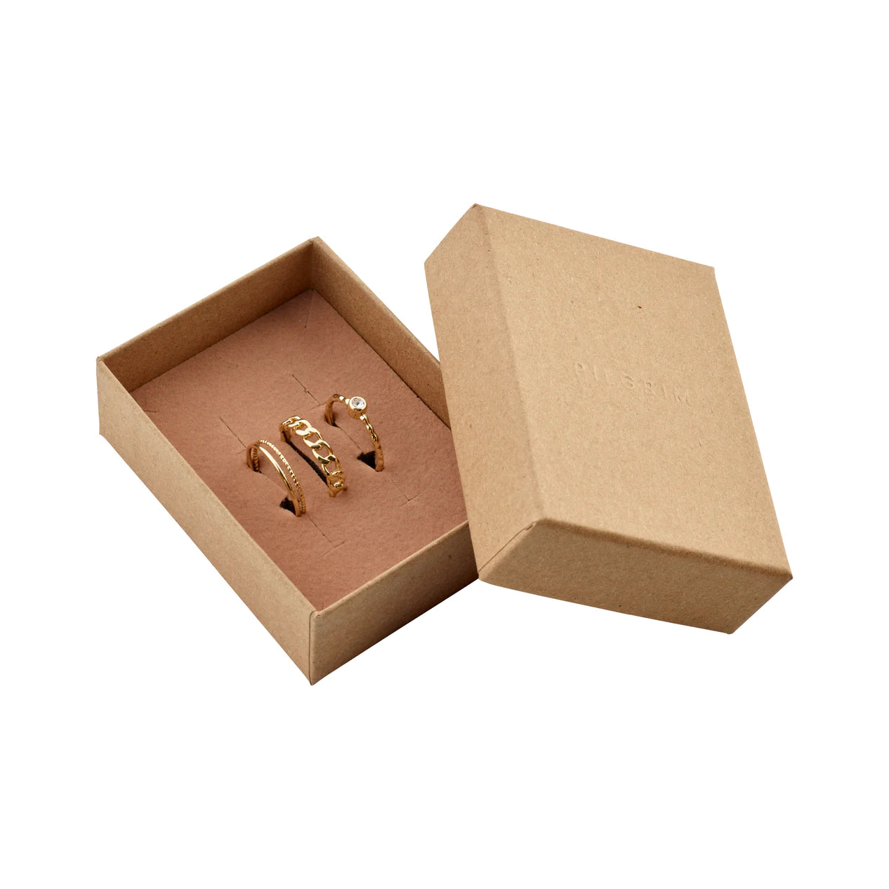 Wilma Stack Ring Gift Set-Gold