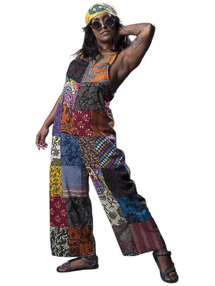 Willow Patchwork Overalls