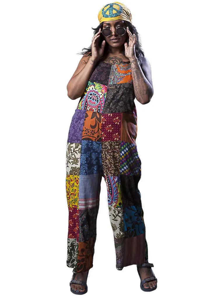 Willow Patchwork Overalls