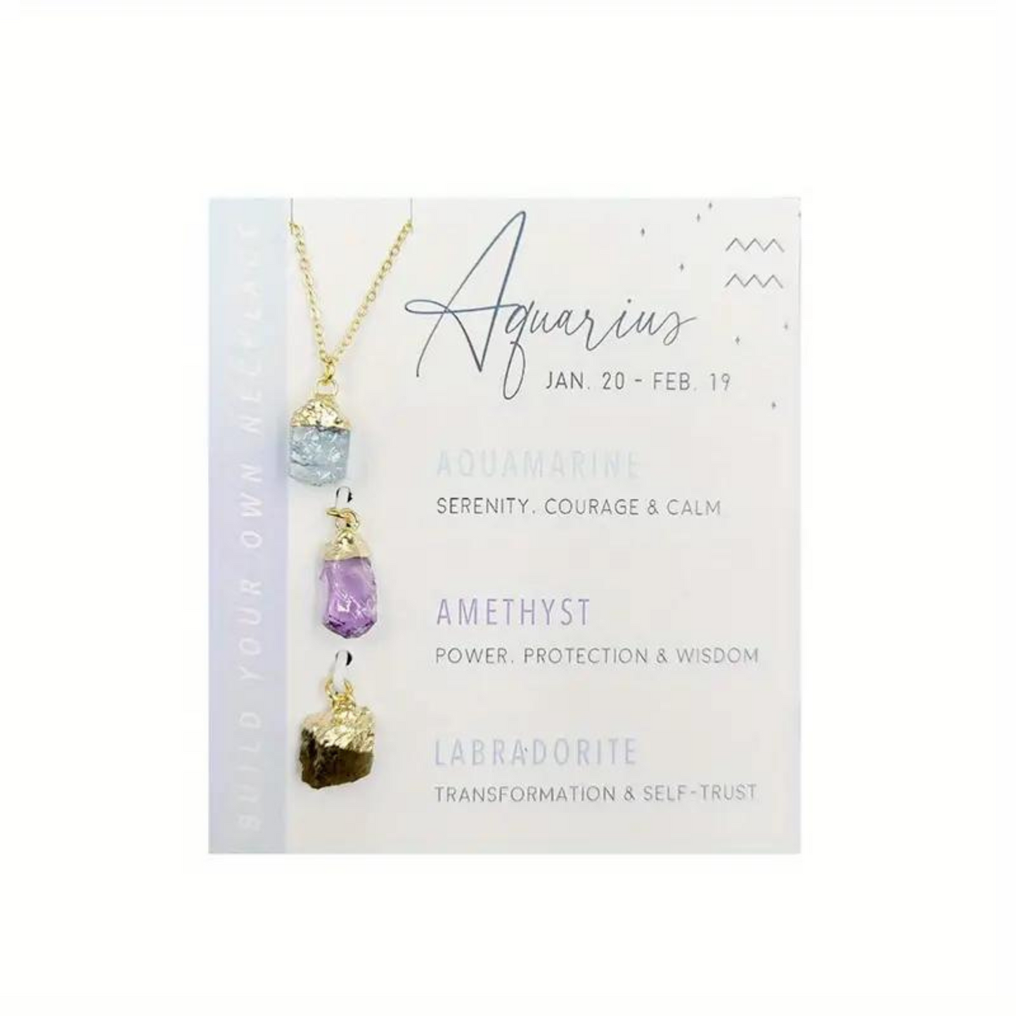 Aquarius Gemstone Necklace