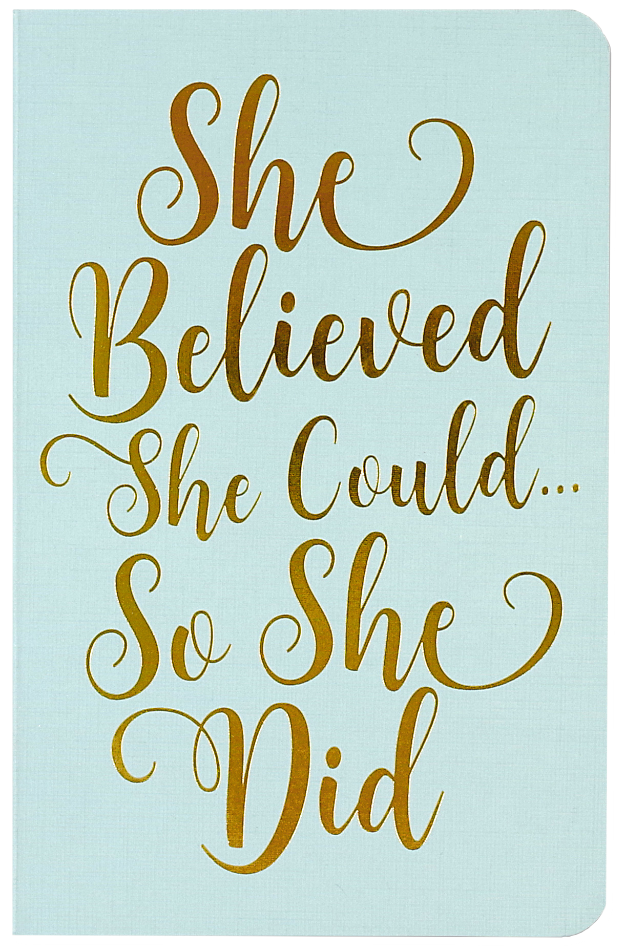 Jotter Mini Notebooks: She Believed She Could